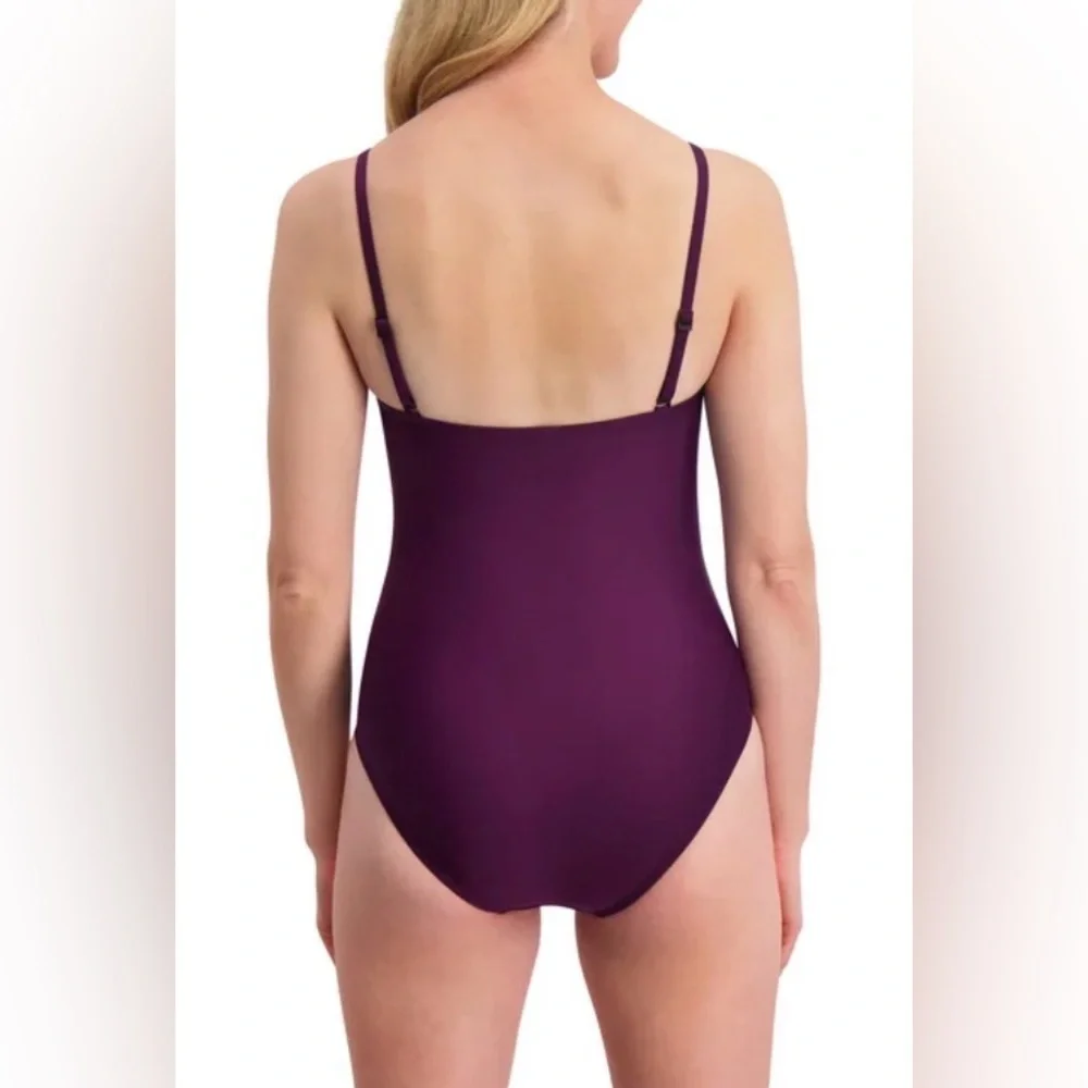 DKNY Sport 1 pc Convertible Strap Swimsuit - Picture 3 of 14